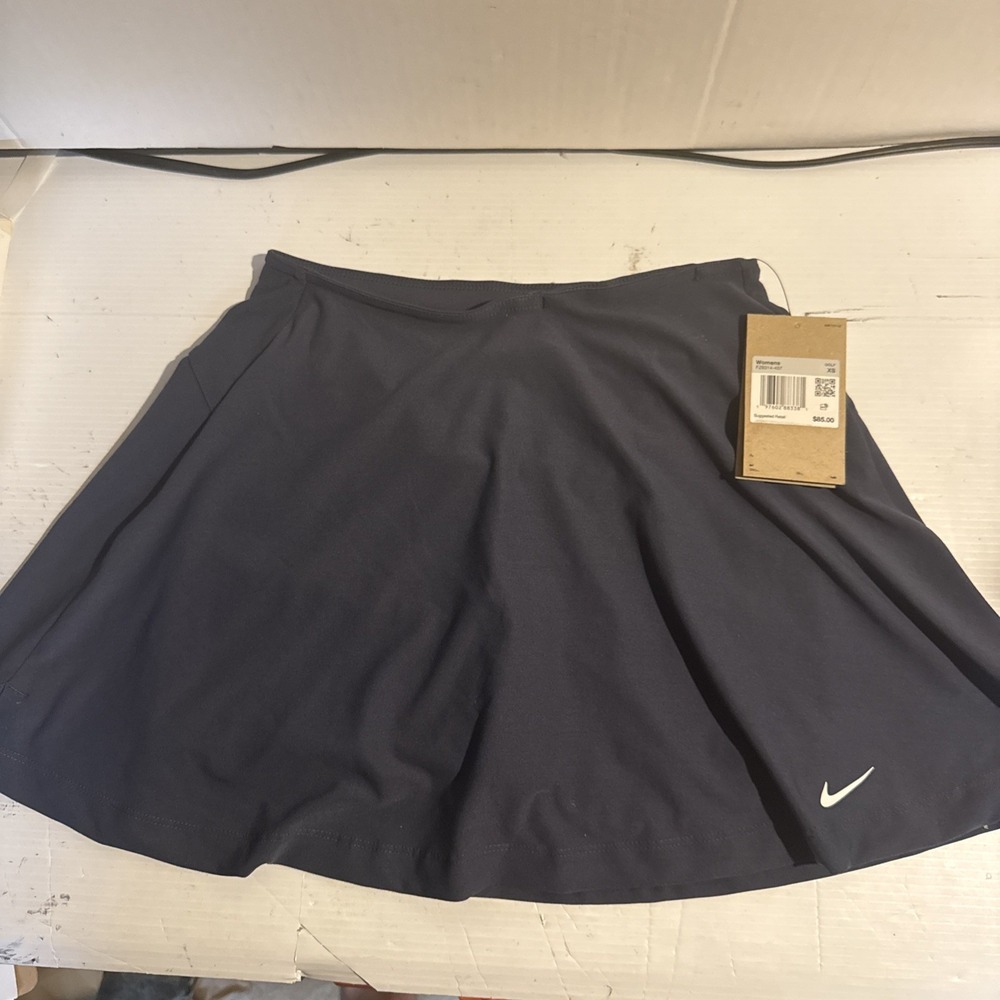 Nike Tennis Skort XS Dk Blue Dri-Fit Club Skirt FZ6314-437 Womens NWT $85